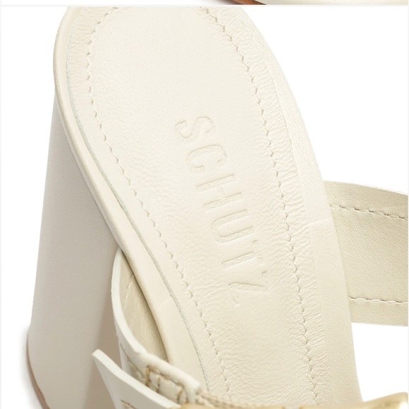 BNIB Schutz Enola Sandal in Pearl - Picture 7 of 7
